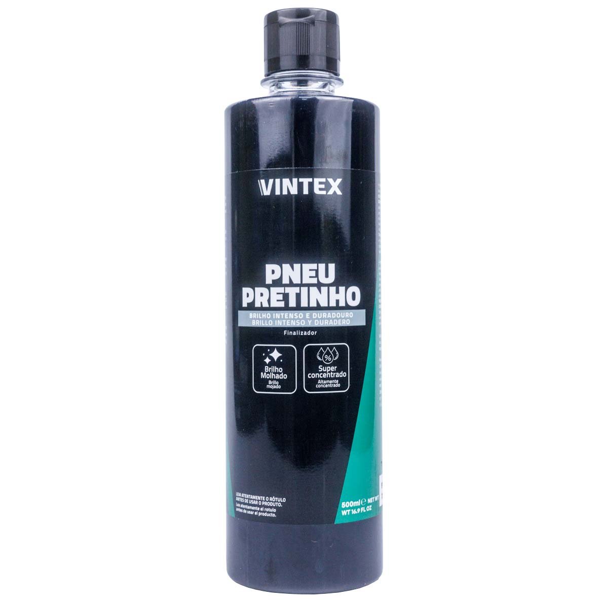 PNEU PRETINHO VINEX 500ML - BRILHANTE PARA PNEUS