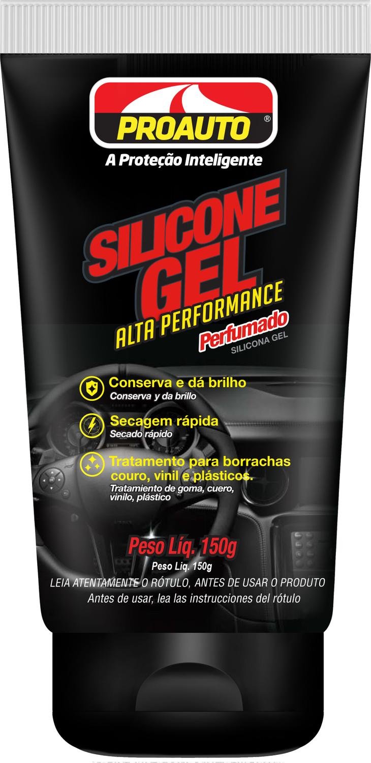 SILICONE GEL 150G - MULTIMARCAS PARA BORRACHAS, COURO, VINIL E PLÁSTICO