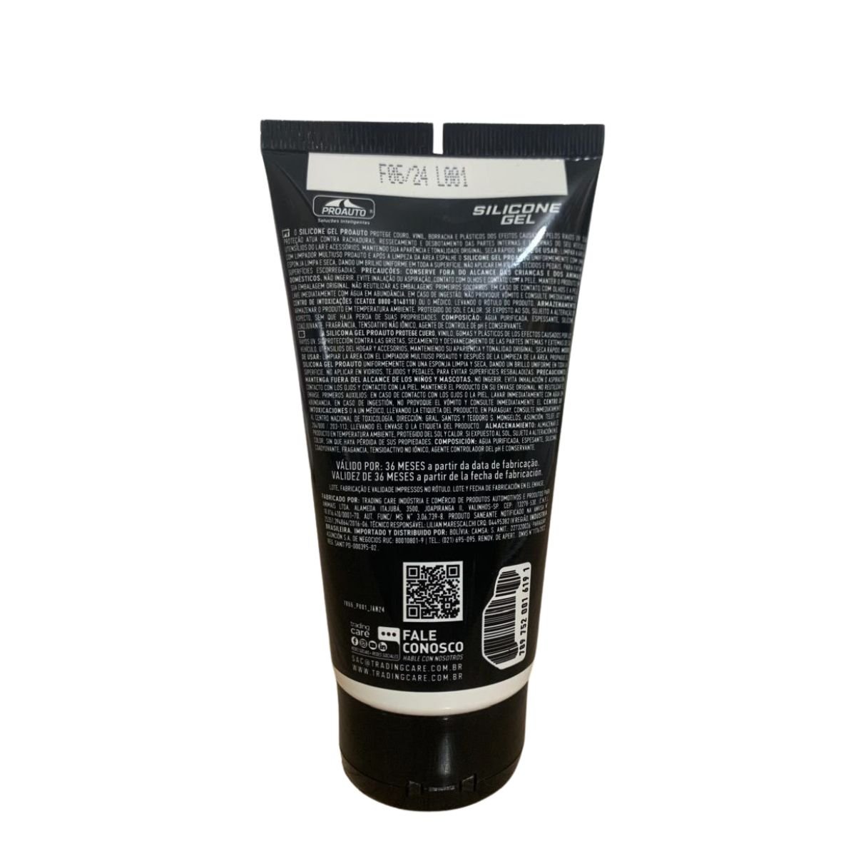SILICONE GEL 150G - MULTIMARCAS PARA BORRACHAS, COURO, VINIL E PLÁSTICO