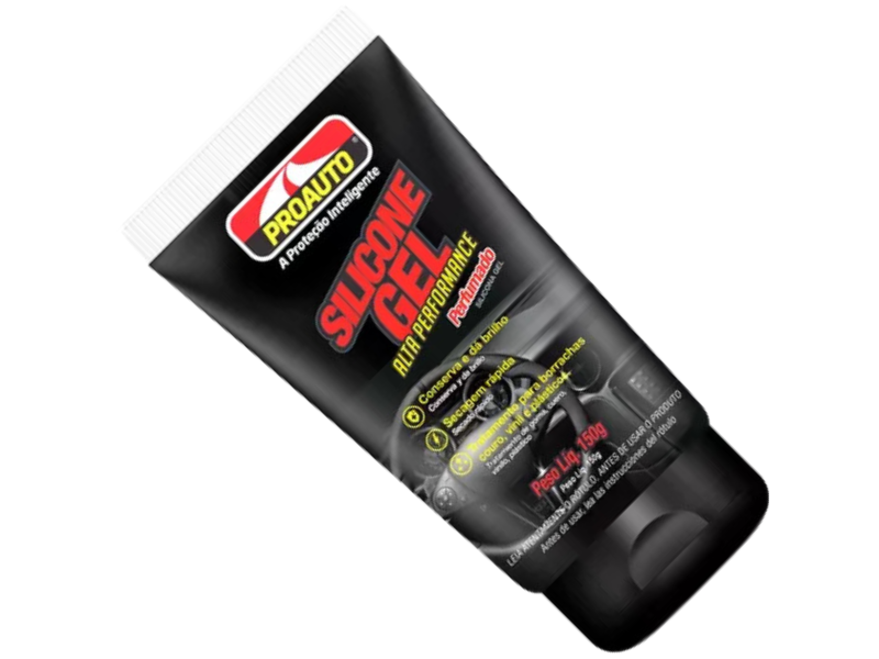 SILICONE GEL 150G - MULTIMARCAS PARA BORRACHAS, COURO, VINIL E PLÁSTICO